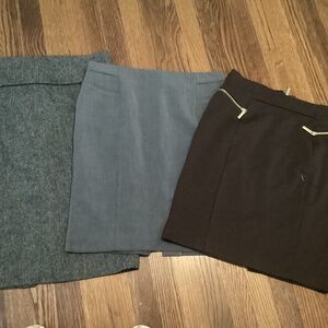 Skirts lot of 3 ladies 6 & 6p
